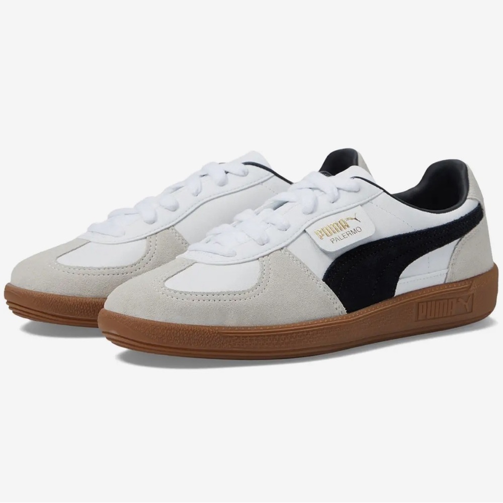 Puma Women’s Palermo Leather White Shoes 9 (NWT)